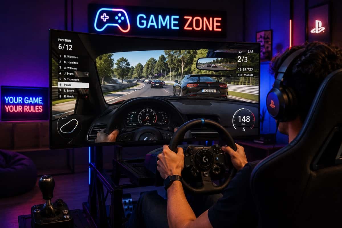 H&D Game Zone gaming setup
